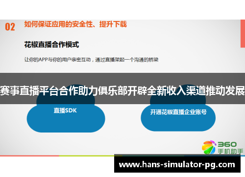 赛事直播平台合作助力俱乐部开辟全新收入渠道推动发展
